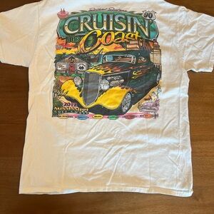 Cruisn’ the Coast commemorative 16th anniversary car show T-shirt